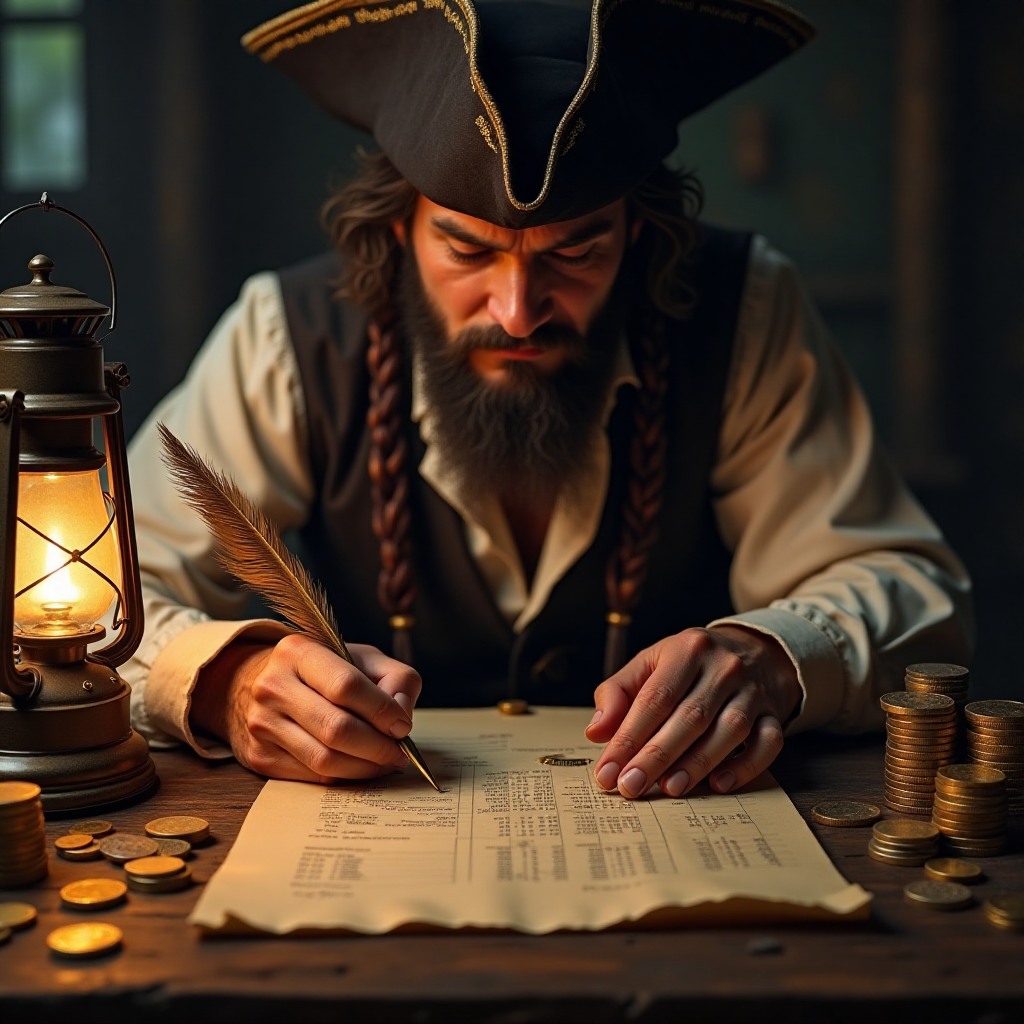 Treasure Bookkeeping the Old Way